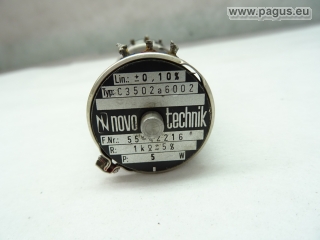 NOVO TECHNIK Präzisions-Potentiometer