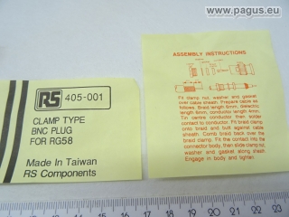 RS PRO coaxial connectors