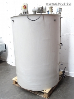 FRANK PLASTIC Rundbehälter mit Rührwerk