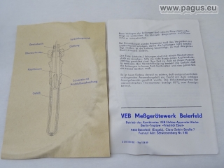 MESSGERÄTEWERK BEIERFELD Manometrisches Thermometer