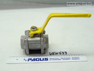 MECAFRANCE Edelstahl-Kugelhahn