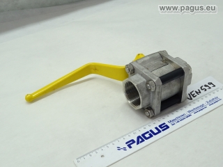 MECAFRANCE Edelstahl-Kugelhahn