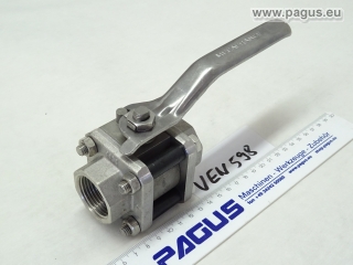 MECAFRANCE Edelstahl-Kugelhahn