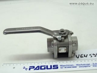 MECAFRANCE Edelstahl-Kugelhahn