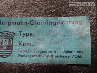 BURGMANN Gleitringdichtung
