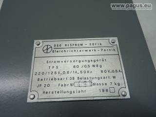 DSO Stromversorgungsgerät