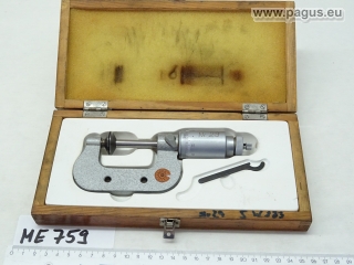 Feinmess. Suhl Bügelmessschraube mit Teller