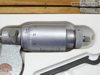 Feinmess. Suhl Bügelmessschraube mit Teller