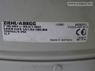 ZIEHL-ABEGG Rohrventilator