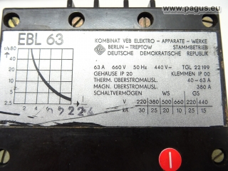 EAW Leistungsschalter