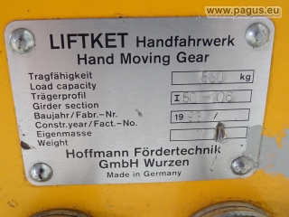 HOFFMANN FÖRDERTECHNIK Rollfahrwerk