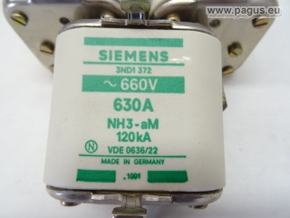 Sicherungseinsatz 630 A, 3 Stück