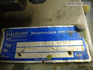 HOVEN Hydraulikaggregat mit Stanzvorrichtung
