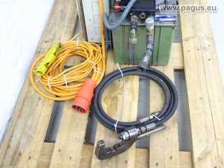 HOVEN Hydraulikaggregat mit Stanzvorrichtung