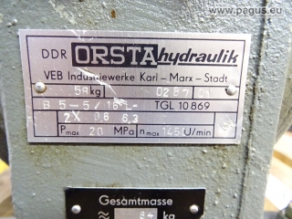 ORSTA Radialkolbenpumpe mit Druckregeleinheit