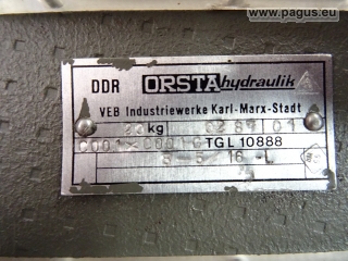 ORSTA Radialkolbenpumpe mit Druckregeleinheit
