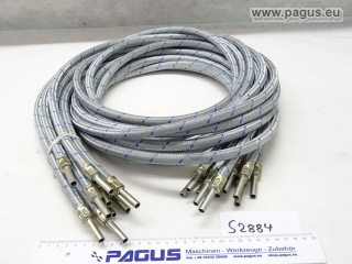 PAGUS Silberschlauch mit langem Rohrstutzen