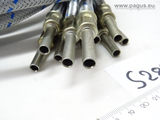 PAGUS Silberschlauch mit langem Rohrstutzen