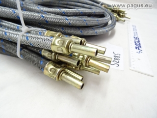 PAGUS Silberschlauch mit kurzem Rohrstutzen