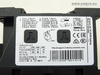 SIEMENS Leistungsschütz
