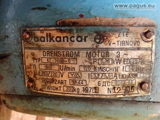 BALKANCAR Seilzug mit Elektrofahrwerk