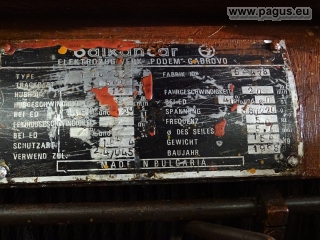 BALKANCAR Seilzug mit Elektrofahrwerk