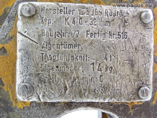 TAKRAF Blechklemme