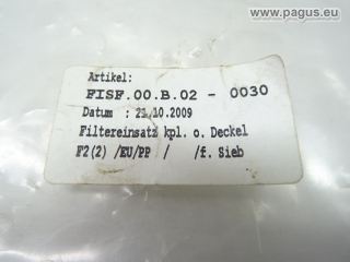 SONDERMANN PUMPEN Filtereinsatz