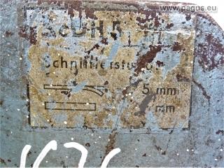 NOSSENER MASCHINENBAU hand lever shears