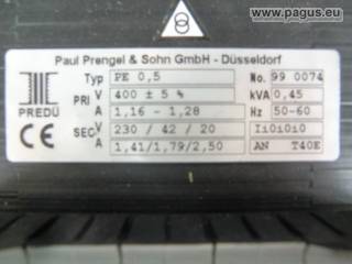 PAUL PRENGEL Transformator