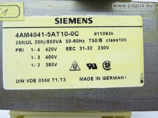 Transformator sterujący SIEMENS