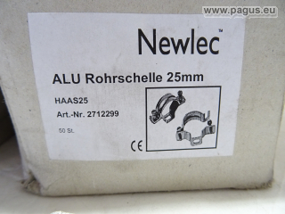 NEWLEC ALU Rohrschelle