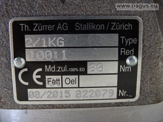 ZÜRRER Schneckengetriebe