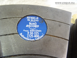 ROTO RECORD Planscheibe