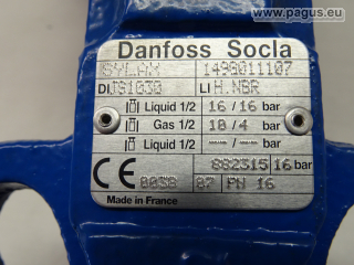 DANFOSS Zwischenflanschklappe