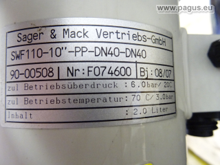 SAGER & MACK Eintauchpumpe mit Filter