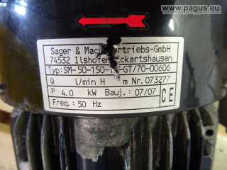 SAGER & MACK Eintauchpumpe mit Filter