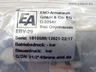 END-ARMATUREN Wartungskit