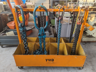 Wagen mit Hebezeug (12-tlg.)