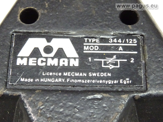 MECMAN Drosselrückschlagventil