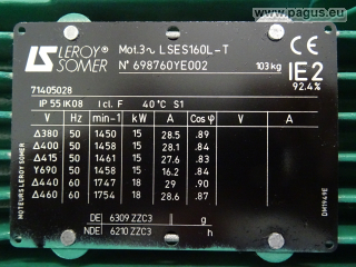 LEROY SOMER Elektromotor