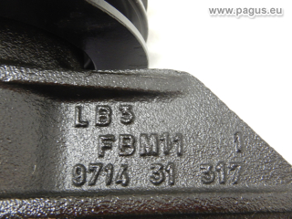 Keilriemenscheibe Ø 132 mm, 4 Rillen, Spannrolle