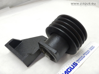 Keilriemenscheibe Ø 132 mm, 4 Rillen, Spannrolle