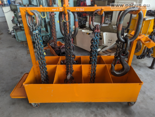 Wagen mit Hebezeug (10-tlg.)