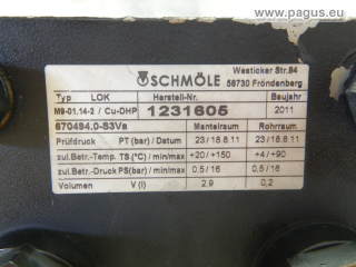 SCHMÖLE Röhrenwärmetauscher