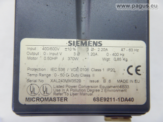 SIEMENS Frequenzumrichter