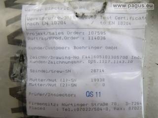 WARNER Kugelgewindespindel