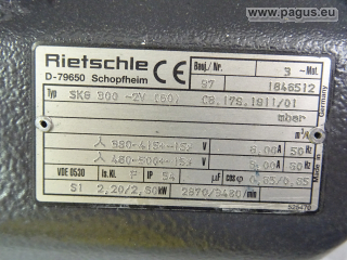 RIETSCHLE Seitenkanal-Vakuumpumpe