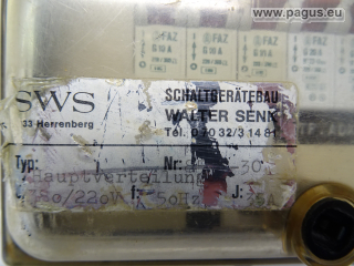 SWS Hauptverteilung