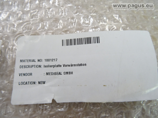 MEDISEAL Flachheizplatte mit Isolierplatte